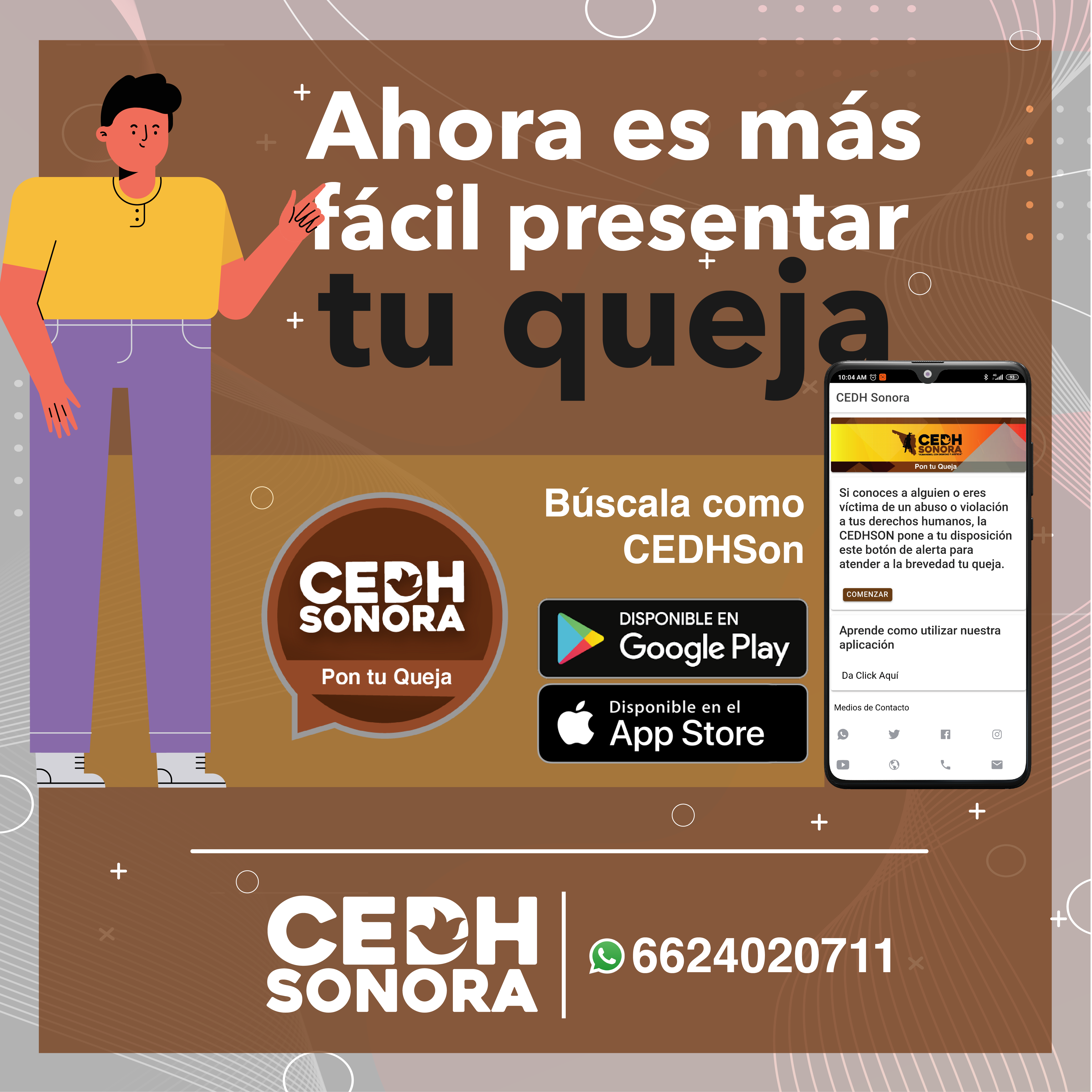 CEDH ofrece servicios con normalidad